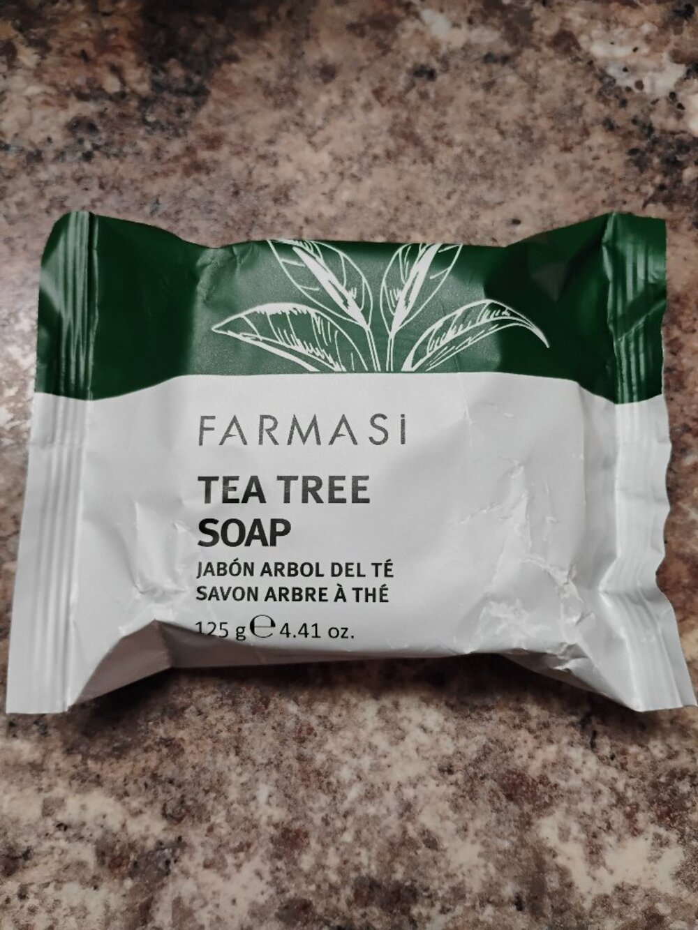 Farmasi Tea Tree Soap Bar Daily Use For Women Mens Teens 125 g 4.41 Oz